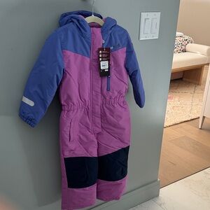 Swiss Tech Pink and Blue Snowsuit